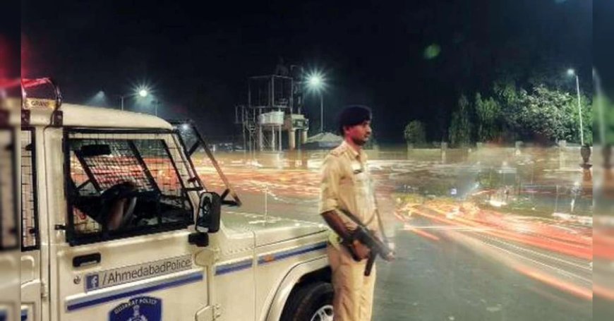 होली और रमजान से पहले एक्शन में अहमदाबाद पुलिस,  पूर्वी इलाकों में रातभर पेट्रोलिंग