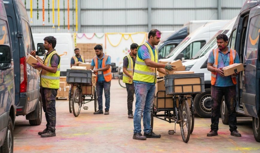 Holi का पूरा Package अब Online; Apps पर गुलाल, गुझिया के साथ मिल रहे T-shirt और Party Props