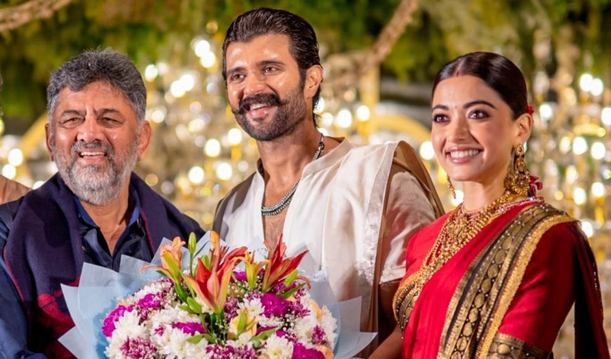 Rashmika Mandanna-Vijay Deverakonda Reception: विजय ने रश्मिका को बताया 'तेलुगु राज्यों की बहू', पैपराज़ी के साथ की जमकर मस्ती