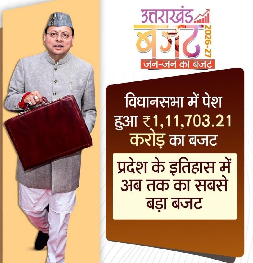 बजट, सबके सर्वांगीण विकास का प्रामाणिक दस्तावेज : भट्ट*