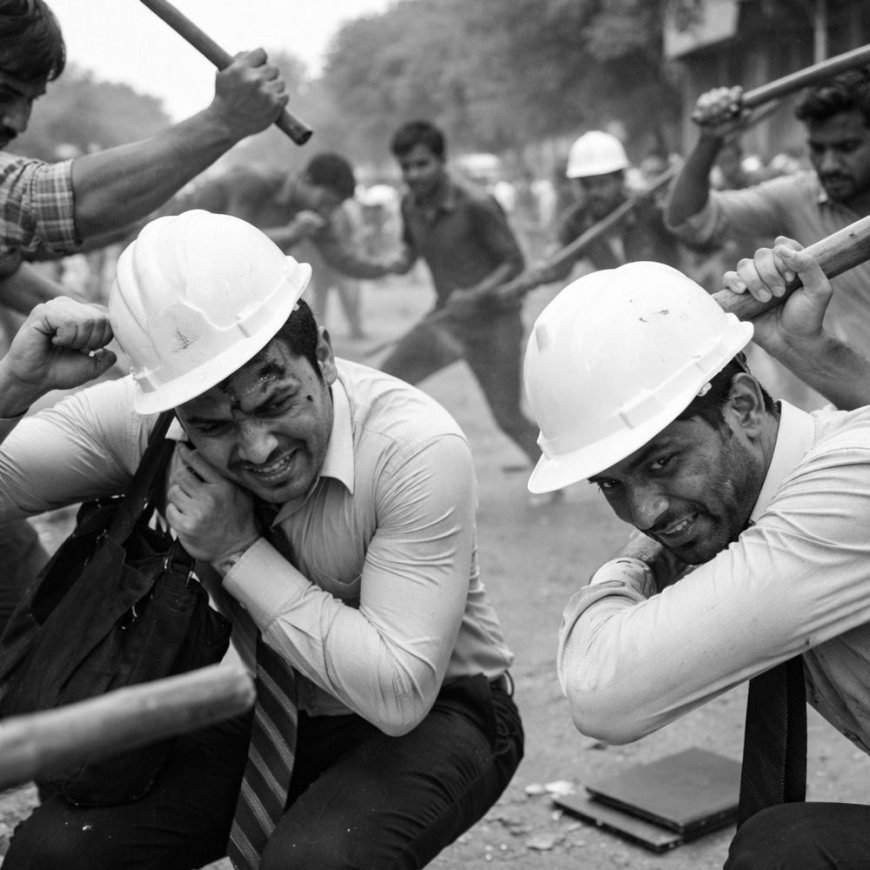 पलवल में 2 युवकों पर लाठी-डंडों से हमला:गंभीर रूप से घायल, ड्यूटी पर जा रहे थे; 7-8 आरोपियों ने मारपीट की