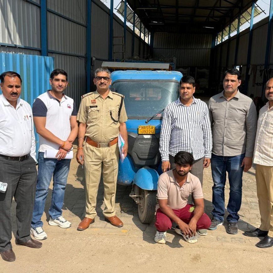 सोहना में गाड़ी से 20 LPG सिलेंडर बरामद:मारुति कुंज में CM फ्लाइंड की रेड; 18 में गैस मिली, युवक अरेस्ट