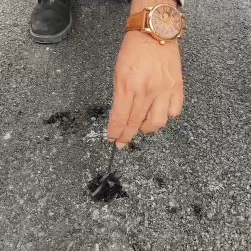 सड़क उखाड़ने का VIDEO, जांच में “सब सही” निकला:मैनपुरी में सांसद डिंपल यादव की पोस्ट के बाद PWD टीम मौके पर पहुंची