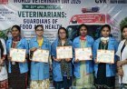 1962 मोबाइल वेटरिनरी यूनिट ने मनाया वर्ल्ड वेटरिनरीडे:लखनऊ में कर्मचारियों को सम्मानित कर सेवा और समर्पण का संदेश दिया