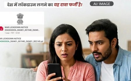 War Lockdown in India 2026 : क्या सच में लगने वाला है देशव्यापी लॉकडाउन? वायरल PDF का सरकार ने बताया सच