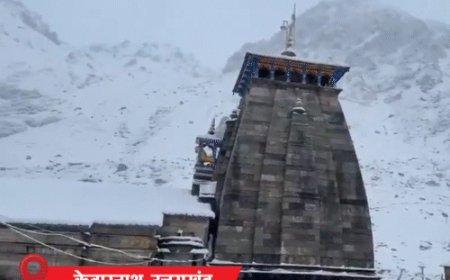 केदारनाथ में भारी बर्फबारी, अटल टनल बंद:यूपी में बिजली गिरने से 5 मौतें; MP-राजस्थान में ओले गिर सकते हैं, 11 राज्यों में बारिश का अलर्ट