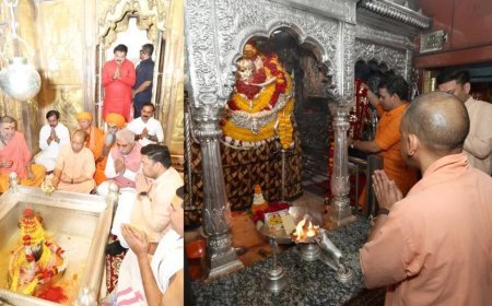 मुख्यमंत्री योगी ने 'काशी कोतवाल' और बाबा विश्वनाथ के किए दर्शन