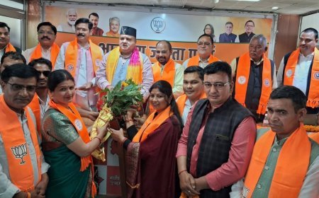 ब्लॉक प्रमुख, सभासदों और पूर्व चेयरमैन सैकड़ो समर्थकों संग हुए भाजपाई!