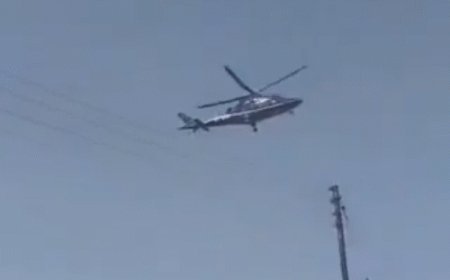 महाराष्ट्र के मंत्री का हेलिकॉप्टर कार पार्किंग में उतरा:प्रशासन बोला- पायलट से गलती हुई; जनवरी में अजित पवार का प्लेन क्रैश हुआ था