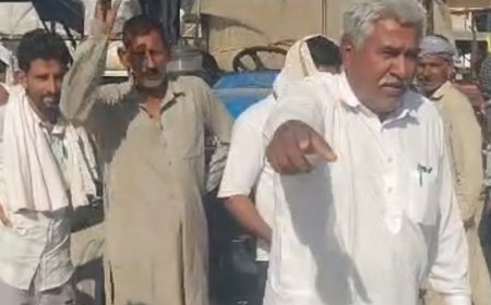 सिरसा मंडी में बायोमेट्रिक नहीं होने से किसान परेशान:गेहूं से भरी 200 ट्रॉलियां फंसी, सर्वर डाउन से टोकन बाधित