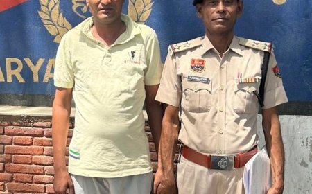 पुलिस पर हमले और गो तस्करी का आरोपी गिरफ्तार:पलवल में पुलिसकर्मी पर कार चढ़ाने का किया प्रयास, पांच महीने से फरार था