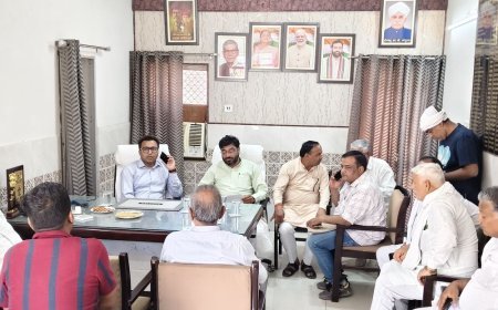 बरवाला में एडीसी ने की फसल उठान की समीक्षा:एजेंसियों और ठेकेदारों को दी चेतावनी, उत्सव आनंद बोले- लापरवाही सहन नहीं