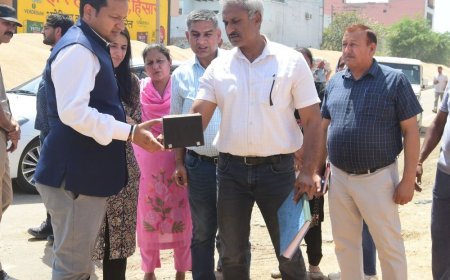 डीसी ने सांपला अनाज मंडी का किया निरीक्षण:आढ़तियों और किसानों की सुनी समस्याएं, उठान में तेजी लाने के निर्देश