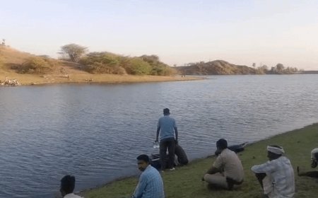 बकरी नहलाते वक्त बांध में डूबी महिला:कल्याणपुर के लोणदा बांध की घटना, शव की तलाशी के लिए रेस्क्यू ऑपरेशन जारी