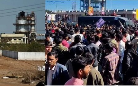 Pithampur की रामकी एनवायरो कंपनी में 3 ब्लास्ट, 1 KM तक गूंजी धमाकों की आवाज, भूकंप जैसे झटके, लोगों में हड़कंप