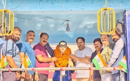 बाबा साहेब की जयंती पर अंबेडकर पार्क में चलाया स्वच्छता अभियान