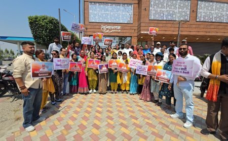 भारतीय जनता पार्टी महिला मोर्चा द्वारा खटीमा में नारी शक्ति बंधन अधिनियम के समर्थन में रैली आयोजित