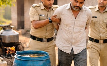 सिरसा में 45 लीटर लाहन के साथ व्यक्ति गिरफ्तार:सूचना के आधार पर घर पहुंची पुलिस; गांव में अवैध शराब बनाता था