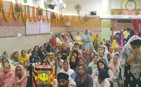 लखनऊ गुरुद्वारा सदर में खालसा सजना दिवस:ज्ञानी मान सिंह और  राय सिंह ने संगत