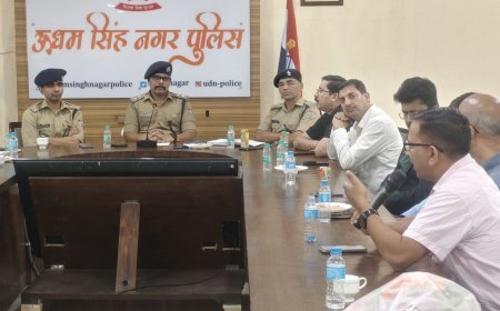 एसएसपी श्री अजय गणपति की अध्यक्षता में सिडकुल के एचआर व प्लांट हेड के साथ महत्वपूर्ण गोष्ठी संपन्न*