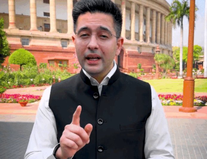 राघव चड्ढा का जवाब- खामोश कराया, हारा नहीं:AAP बोली- कोई मोदी से डर जाए तो क्या लड़ेगा; कल राज्यसभा उपनेता पद से हटाया था