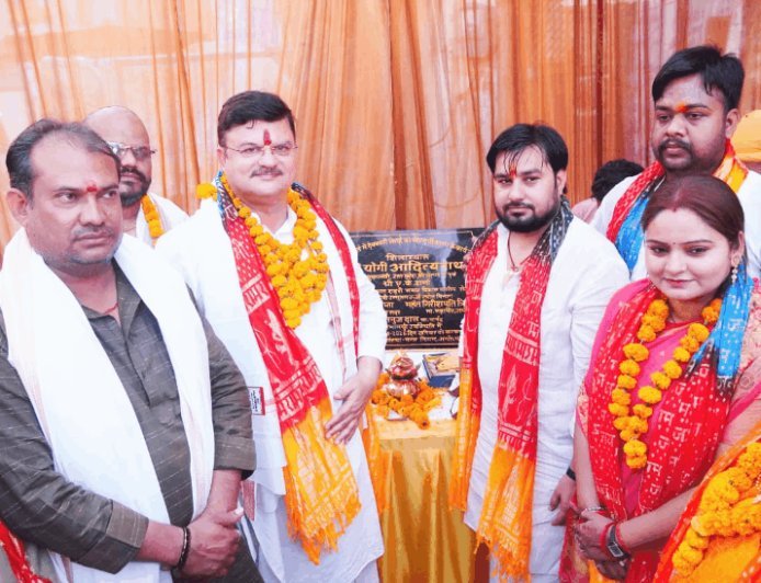 ऑपरेशन सिंदूर की याद में अयोध्या का छोटी देवकाली तिराहा:महापौर महंत गिरीशपति ने स्मृतिका के लिए भूमि पूजन एवं शिलान्यास किया
