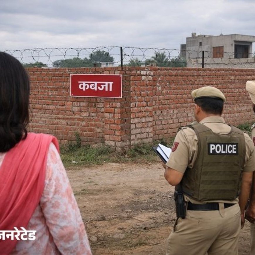 यमुनानगर में महाराष्ट्र की महिला के प्लॉट पर कब्जा:फर्जी दस्तावेज तैयार कर धोखाधड़ी; गैरमौजूदगी में चारदीवारी कराने का आरोप