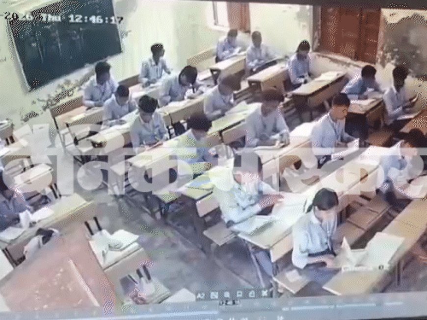 पानीपत में पकड़ी 12वीं की परीक्षा में सामूहिक नकल,VIDEO:CCTV से खुली पोल; 32 छात्रों पर केस, स्टाफ और पुलिसकर्मियों पर FIR की सिफारिश