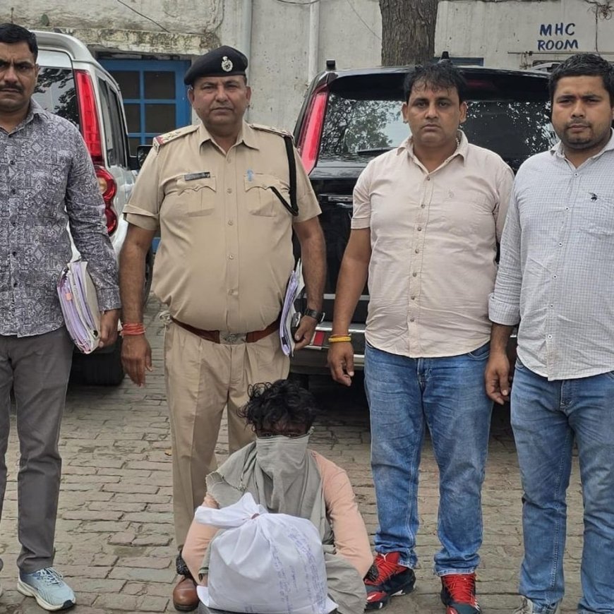 पानीपत पुलिस ने नशा तस्कर को पकड़ा:गांजा बरामद, एनडीपीएस एक्ट के तहत केस दर्ज, कोर्ट ने न्यायिक हिरासत में भेजा