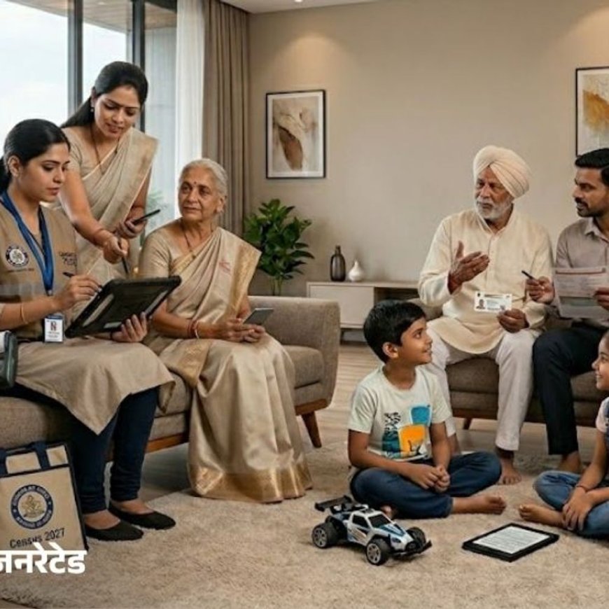 जनगणना आज से, PM ने ऑनलाइन फॉर्म भरा:कुल 33 सवाल; मोबाइल में FM का मतलब रेडियो, लिव-इन कपल शादीशुदा माना जाएगा