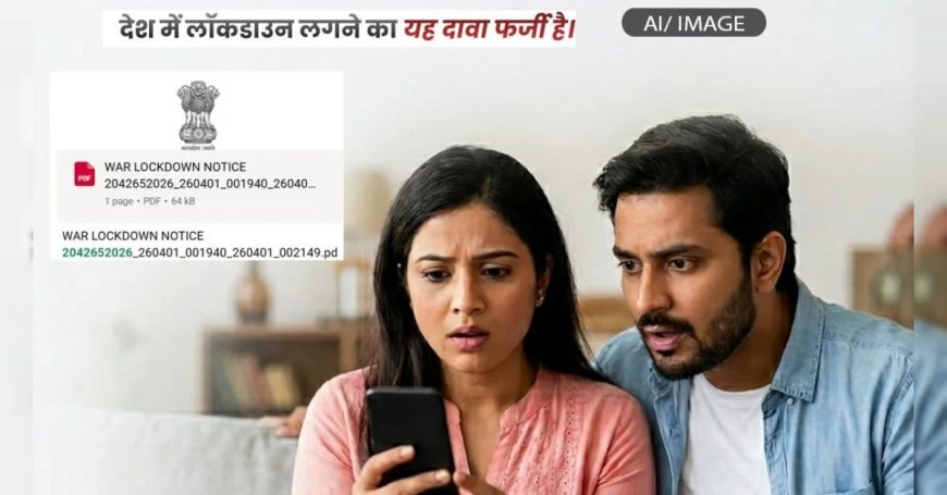 War Lockdown in India 2026 : क्या सच में लगने वाला है देशव्यापी लॉकडाउन? वायरल PDF का सरकार ने बताया सच