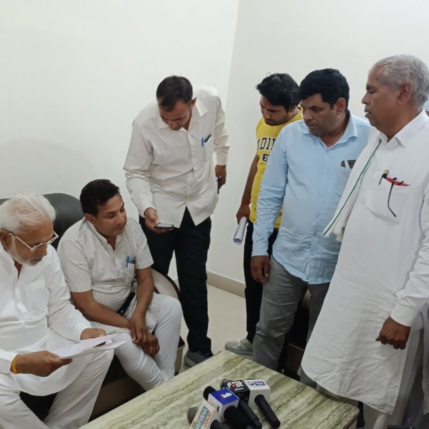 कांग्रेस सांसद ने नए खरीद नियमों का किया विरोध:जींद में वापस लेने की मांग, जयप्रकाश बोले- कृषि कानून रद्द होने का लिया बदला