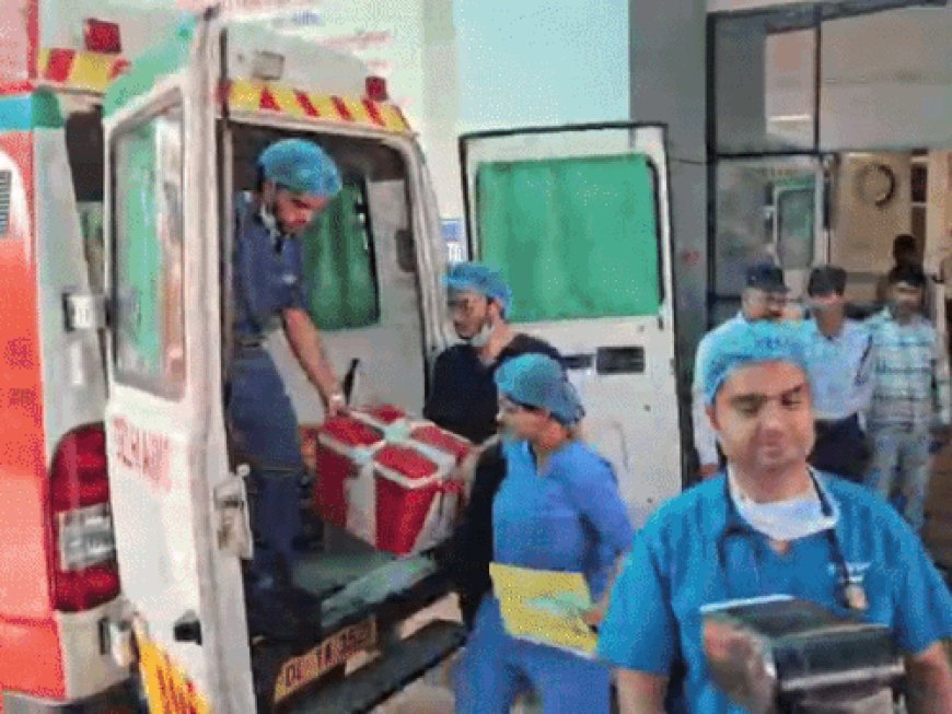 रोहतक पीजीआई में ऑर्गन ट्रांसप्लांट:दिल्ली पहुंचने के लिए स्पेशल ग्रीन कॉरिडोर बनाया, भिवानी के व्यक्ति को हुआ था ब्रेन डेड