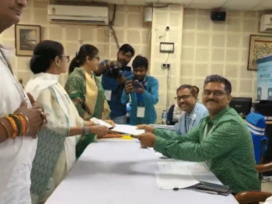 बीजेपी का आरोप-आरजी कर रेप-मर्डर पीड़िता की मां से बदसलूकी:प्रचार के दौरान हमले की कोशिश; ममता बनर्जी ने भवानीपुर से नामांकन भरा