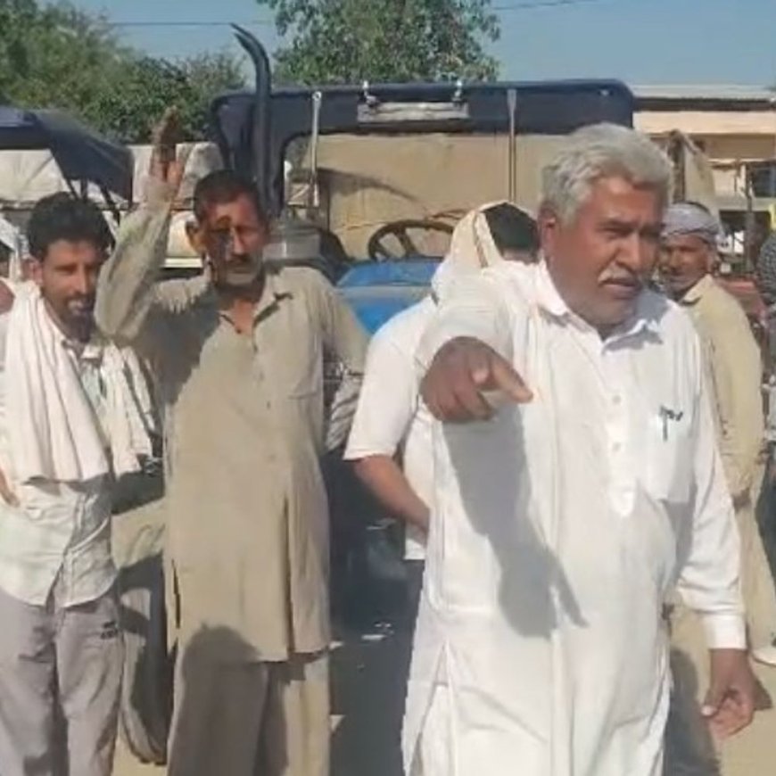 सिरसा मंडी में बायोमेट्रिक नहीं होने से किसान परेशान:गेहूं से भरी 200 ट्रॉलियां फंसी, सर्वर डाउन से टोकन बाधित