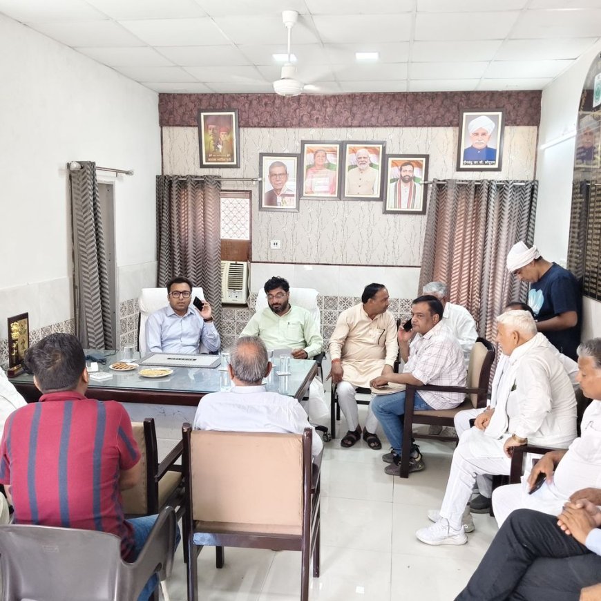 बरवाला में एडीसी ने की फसल उठान की समीक्षा:एजेंसियों और ठेकेदारों को दी चेतावनी, उत्सव आनंद बोले- लापरवाही सहन नहीं