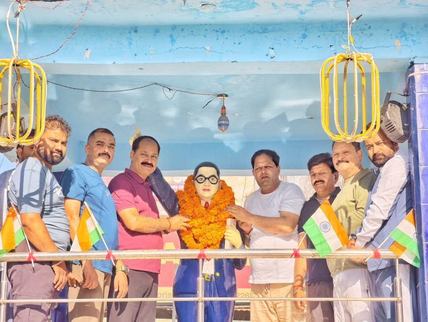 बाबा साहेब की जयंती पर अंबेडकर पार्क में चलाया स्वच्छता अभियान