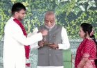 उदयपुर की बेटी ने आध्यात्मिक रीति-रिवाजों से रचाई शादी:हैदराबाद में हार्टफुलनेस मार्गदर्शक दाजी के सानिघ्य में हुआ विवाह, 3 दिवसीय आध्यत्मिक उत्सव में पहुंचा जोड़ा