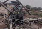 महम में आंधी-तूफान से टूटे बिजली के खंभे:कई स्थानों पर पेड़ गिरे, आपूर्ति बाधित रही, मंडी में पड़ा गेहूं भीगा