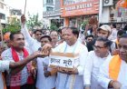 तीन राज्यों की जीत पर भाजपाईयों ने भगत सिंह चौक पर मनाया जश्न