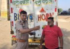 गुरुग्राम में ट्रैफिक पुलिस ने पिकअप वाहन किया जब्त:14 चालान की ₹2.50 लाख की राशि लंबित; ड्राइवरों से अपील