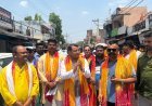 रविंद्र नगर मे कल से शुरू होने वाले अखण्ड नाम सकीर्तन पूर्व आयोजित हुई कलश यात्रा मे शामिल हुऐ विधायक शिव अरोरा*
