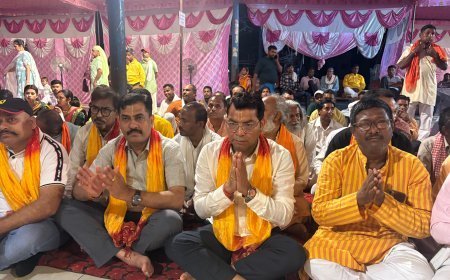 खानपुर न.1 मे आयोजित अखण्ड नाम सकीर्तन मे शामिल हुऐ विधायक शिव अरोरा*