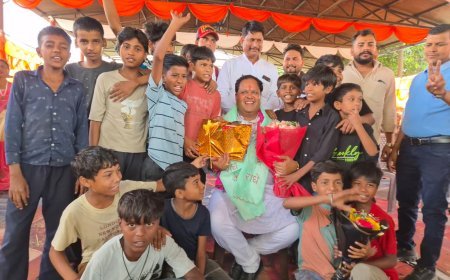 उत्सव में बदला महापौर विकास शर्मा का जन्मदिन