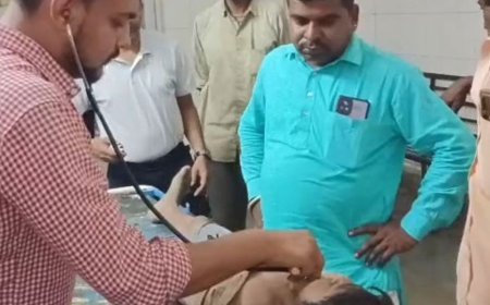 6 साल का बच्चा तालाब में गिरा, ग्रामीणों ने बचाया:खेलते हुए पैर फिसला था, पानी में छलांग लगाकर बाहर निकाला