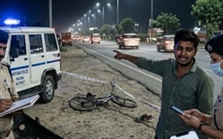 पलवल में सड़क हादसों में दो की मौत, एक घायल:थार और स्विफ्ट कार ने मारी टक्कर; रोड पार करते समय दुर्घटना