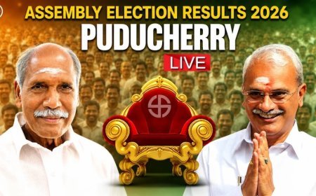 Puducherry Election Results 2026 : पुडुचेरी विधानसभा चुनाव परिणाम