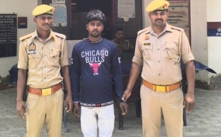 अपहरण और रेप का फरार आरोपी गिरफ्तार:प्रतापगढ़ में युवती को साथ ले जाकर पति-पत्नी की तरह रह रहा था