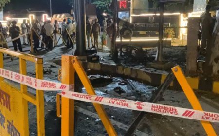 जालंधर में BSF हेडक्वार्टर के बाहर ब्लास्ट, एक घायल:स्कूटी में विस्फोटक रखे जाने की आशंका, एक किमी दूर तक सुना गया धमाका