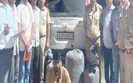 स्कॉर्पियो में ले जा रहे थे डोडा-चूरा, तस्कर गिरफ्तार:झालावाड़ से मारवाड़ में होनी थी सप्लाई; टोंक में ANTF ने पकड़ा